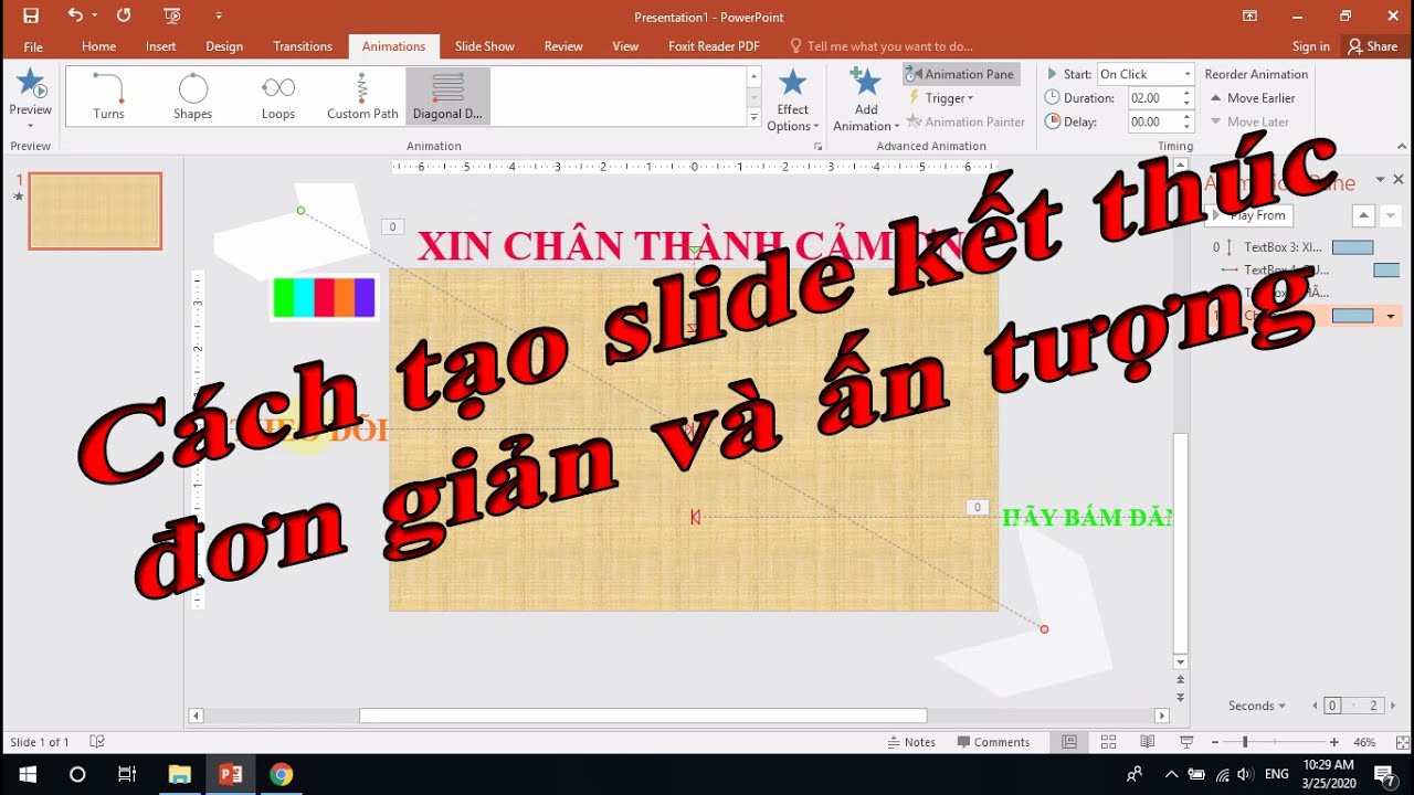 Create A Simple End Slide - Impressive | Cách Tạo Slide Kết Thúc Ấn Tượng |  Van Pham Cong - Youtube
