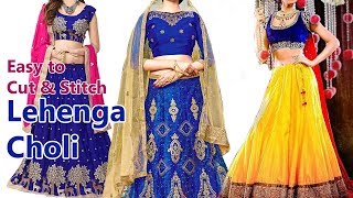 Lehenga choli cutting and stitching learn how to cut dress easily this
is part-1 very grand design next class stitc...