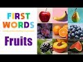 Fruits for Kids Learning - First Words for Toddlers, Babies, Kindergarten