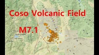 California 7.1 strikes a volcanic field - could this be precursor to
activity?