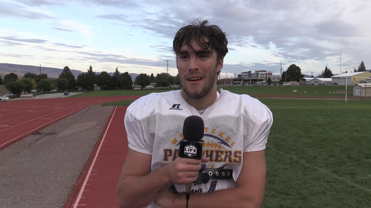 Wenatchee Linebacker Jax Tucker on Goals 2019-10-04