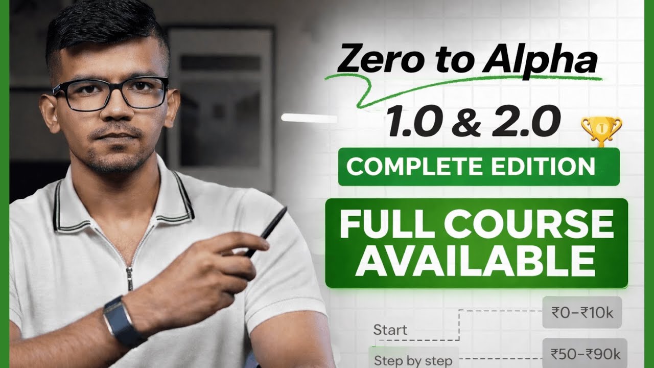 Umar Punjabi ka Zero to Alpha  | 1.0 & 2.0 FULL COURSE AVAILABLE