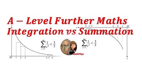 A-LEVEL FURTHER MATHS PURE SUMMATION AND INTEGRATION INEQUALITY QUESTION AND ANSWER