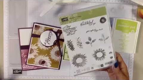 Easy rubberstamping Technique - emboss resist featuring Painted Harvest