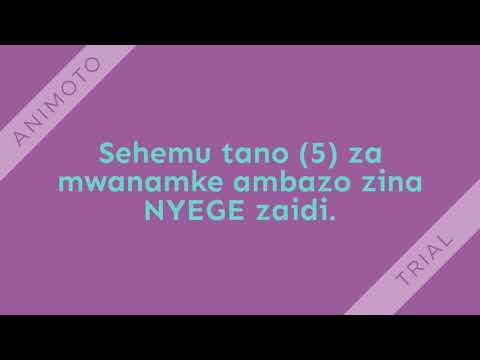 Video: Ni Nini Muhimu Kwa Mwanamke Katika Ngono?