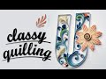 QUILLING:  How to Quill a Letter U, Typography Tutorial