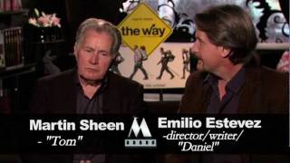 THE WAY - Martin Sheen & Emilio Estevez interview B
