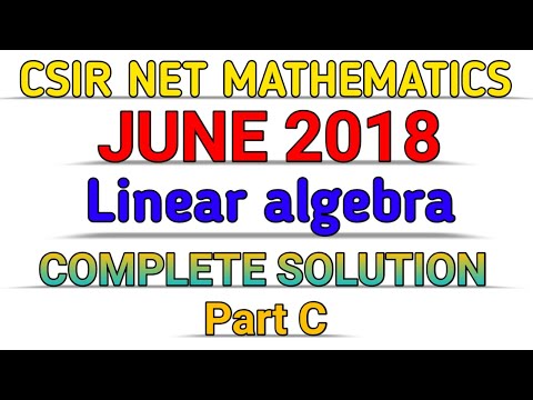 CSIR NET MATHEMATICS
