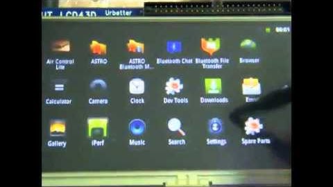 NFC Demo on Samsung 6410 for Android 2.3 Gingerbread PROS.avi
