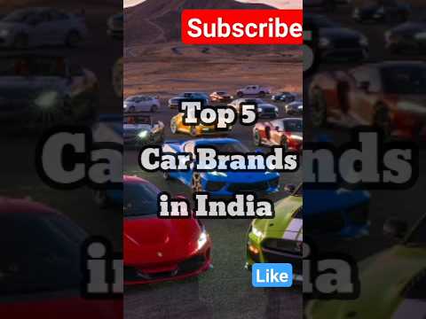 Top 5 Car Brands in India || #top5 #trending #viral #cars #thar #shorts @top_5_282 please subs.