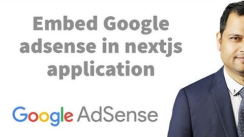 Add google adsense script in nextjs application