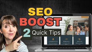 Get An SEO Boost For Your Website With These 2 Tips by Sharon Marta Creative 79 views 1 month ago 8 minutes, 6 seconds