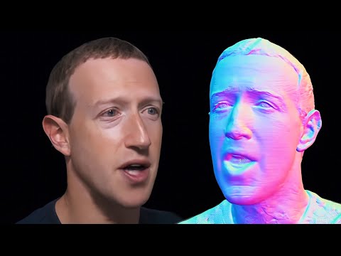 Meta Codec Avatar of Mark Zuckerberg | Photo Real Avatars for the Metaverse & VR