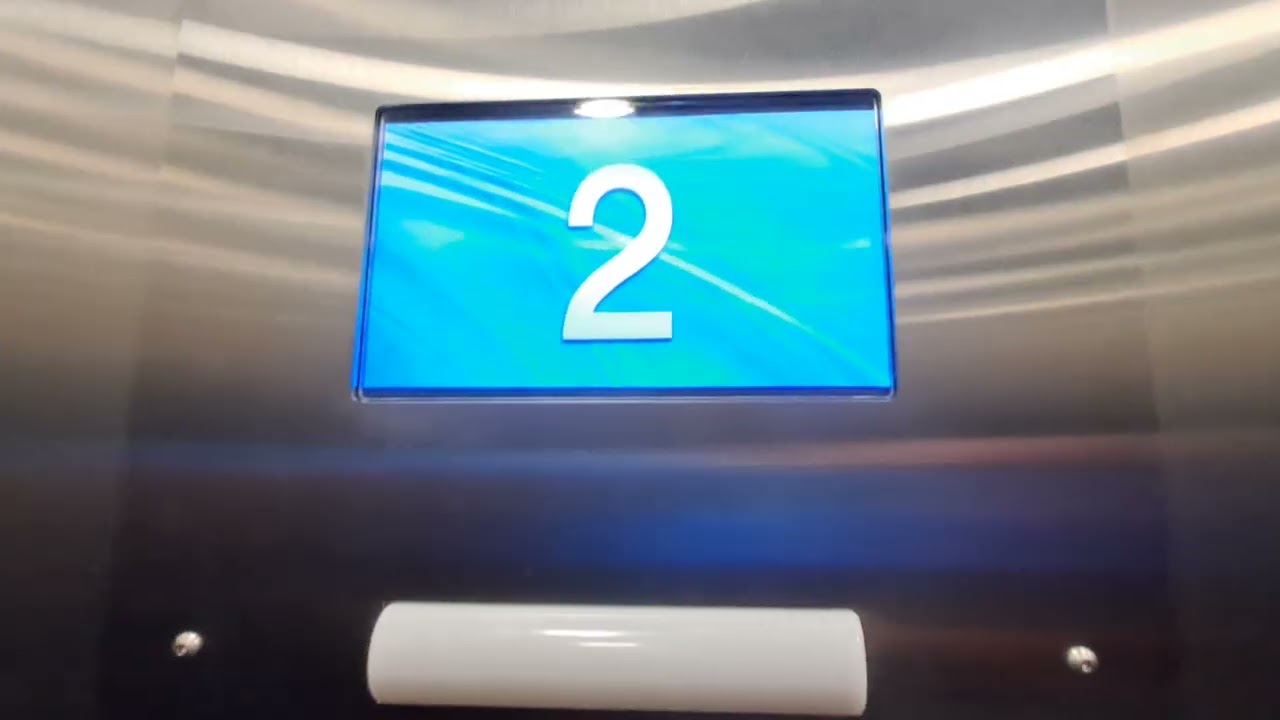 Schindler HXPress elevator at 120 Charlotte Place, Englewood Cliffs, NJ