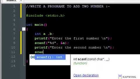 Code Hub// Addition of numbers using C Programming!!!!