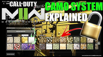HOW TO UNLOCK ALL CAMOS MW2 NEW CAMO SYSTEM EXPLAINED