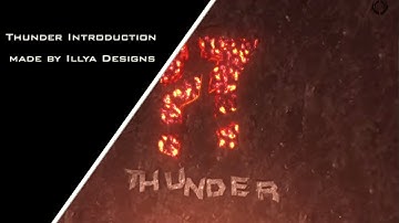 #IllyaDesigns: Thunder 3D Introduction