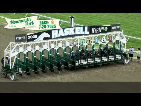 video thumbnail for MONMOUTH PARK 07-20-2025 RACE 9