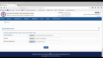 How to Edit Form 5A in Epf Site and approve with DSC
