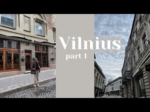 VLOG: поездка в Вильнюс (Литва), архитектура старого города, покупка в COS