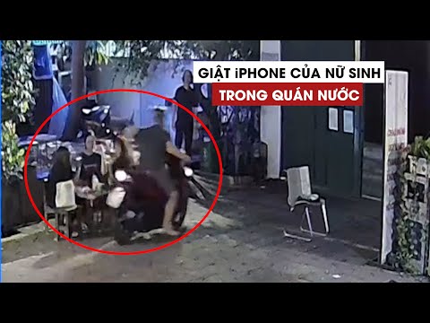 Video Liều lĩnh chạy xe máy quán nước, giật điện thoại... - youtube