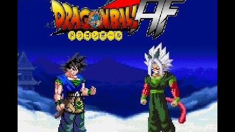 XICOR VS Z FIGHTERS - PART TWO / DBAF SPRITES ANIMATION