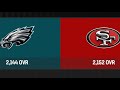 AMERICA’s GAME OF THE MONTH NFL on FOX MADDEN MOBILE25 [PHIL VS 49’ers]