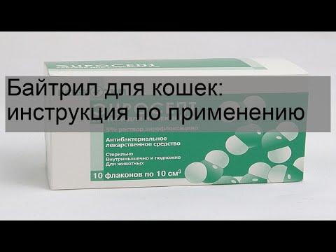 Видео: Байтрил - Список рецептов и лекарств для домашних животных, собак и кошек