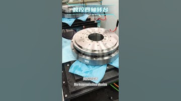CNC 4-axis turntable     #motor #dd #cnc #rotary  #axis