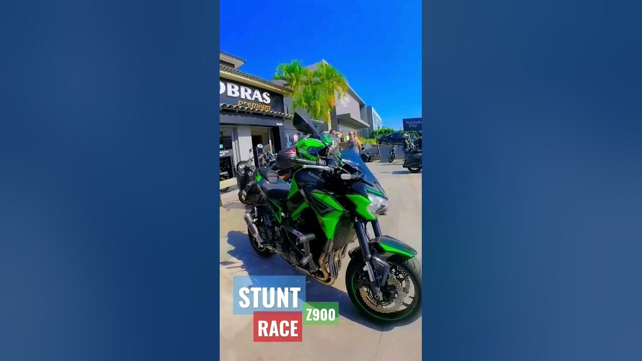 Testando o Stunt Cage na Kawazaki Z900 