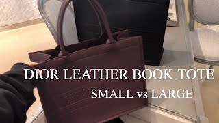 Dior Book tote bag small vs Large Size   #dior #personalshopping