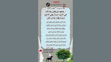 (ومنهم من يقول ربنا آتنا في الدنيا حسنة) سورة البقرة ٢٠١ #القرآن_الكريم #quran #احمد_العجمي