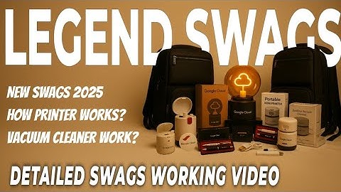 GOOGLE CLOUD LEGEND SWAGS | Detailed Swags Video | Google Cloud New Swags 2025