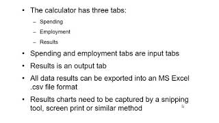 Aviation Economic Calculator Demonstration