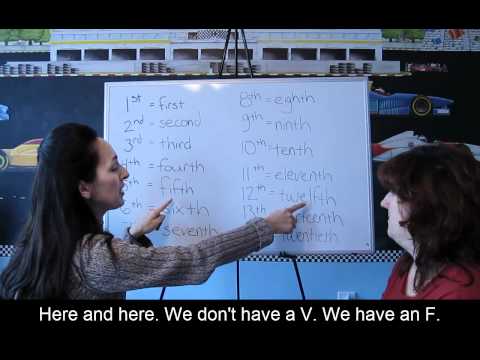 Lesson 39 - Ordinal Numbers - Learn English with Jennifer