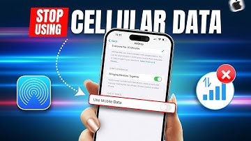 How To Stop Airdrop From Using Cellular Data On iPhone | iPhone AirDrop Settings