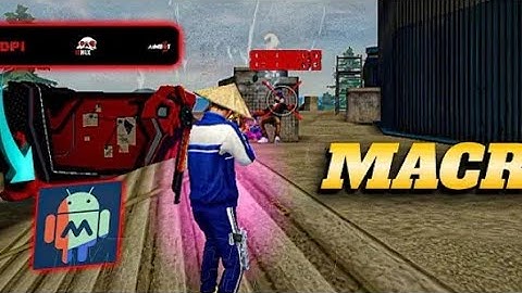 free fire android macro sensi tutorial | macro Droid settings tutorial 