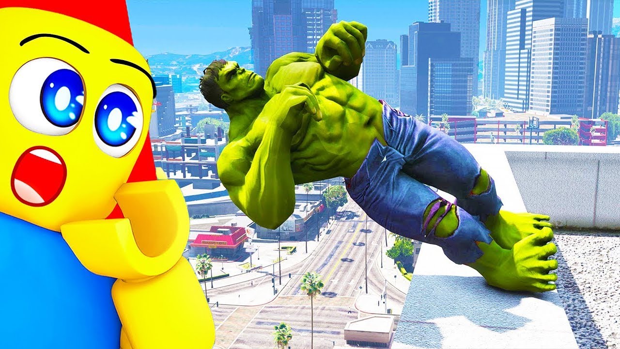 FUNNIEST HULK vs 987'463'249 FT FALLs ON THE INTERNET
