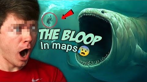 😰I Found scary giant The bloop in google maps🌍!#eartheffects89 #shortvideo #popular #googleearth 
