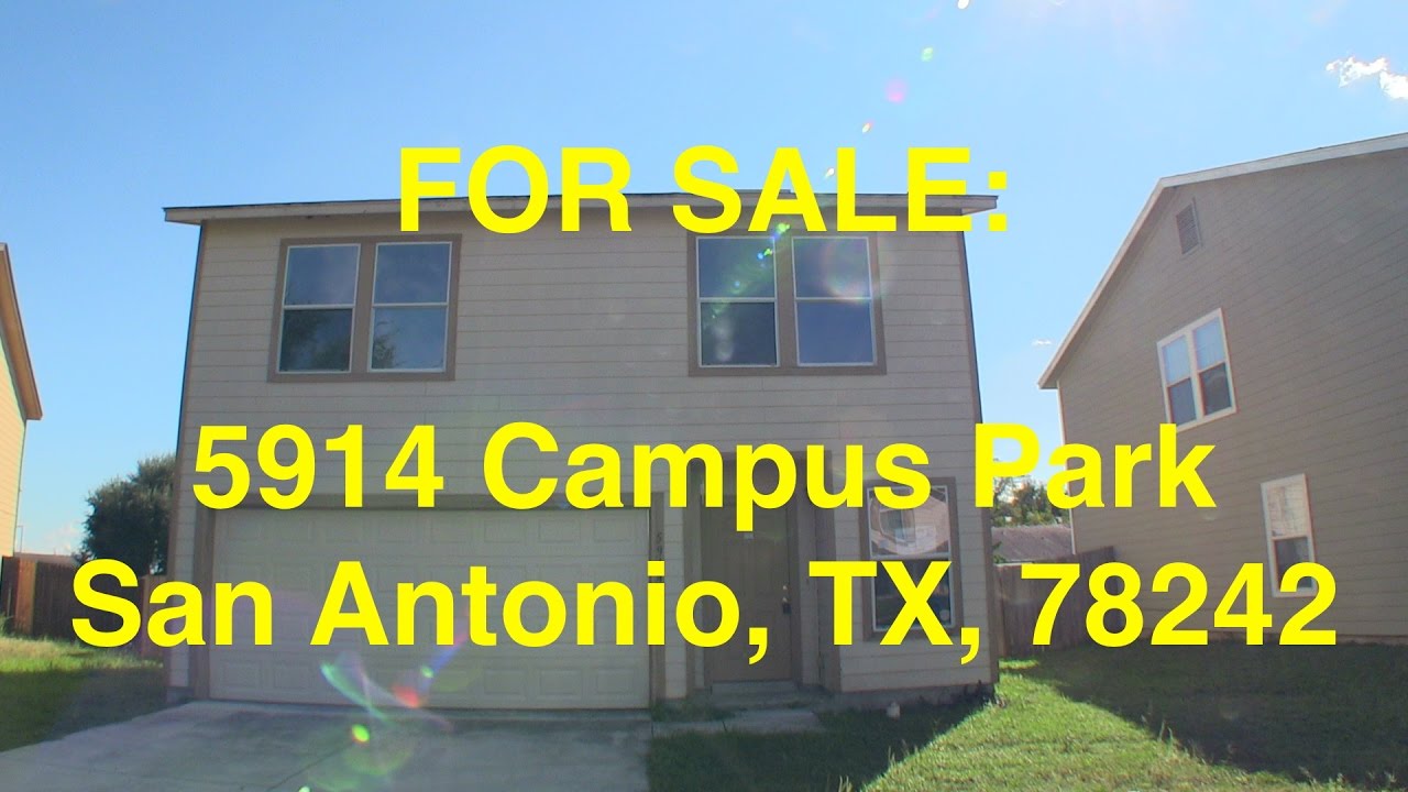 San Antonio HUD Homes HUD King tours 5914 Campus Park YouTube