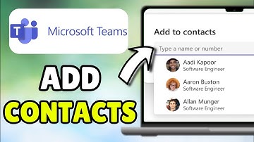 How To Add A Contact On Microsoft Teams - Full Tutorial (Mobile/PC/Laptop)