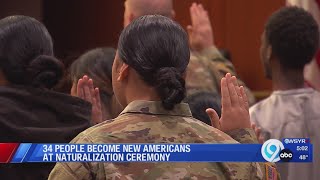 34 new Americans celebrate citizenship at naturalization ceremony in Syracuse