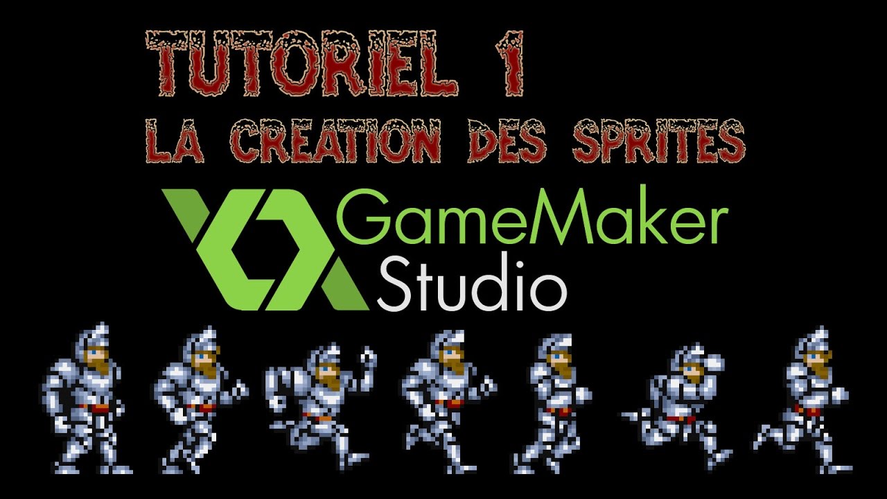 Tutoriel 1 Game Maker Studio: La création des sprites - YouTube