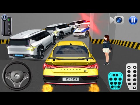 New Elantra N Car Stuck In Parking Garage 3D Driving Class 2025 3D Driving Class Car Game