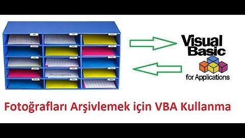Excel Makro & VBA ile Fotoğrafları Düzenleme ve Arşiv İşlemi