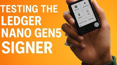 Testing the New Ledger Nano Gen5. #cryptosavoir #ledger #pinetwork #trading #investissement #viral