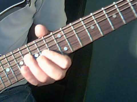 Video Lesson to the guitar solo of There Was A Time
