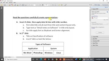 OSSSC skill test (Ms-Powerpoint) Part-6 video  |  Junior Clerk computer skill/practical test.