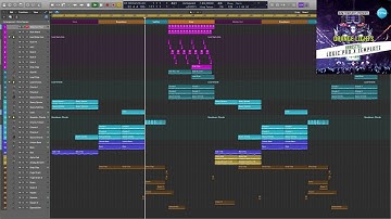 Hardsyle Logic Pro X Template Orange Lights #logicproxtemplate #logicprox #logicpro