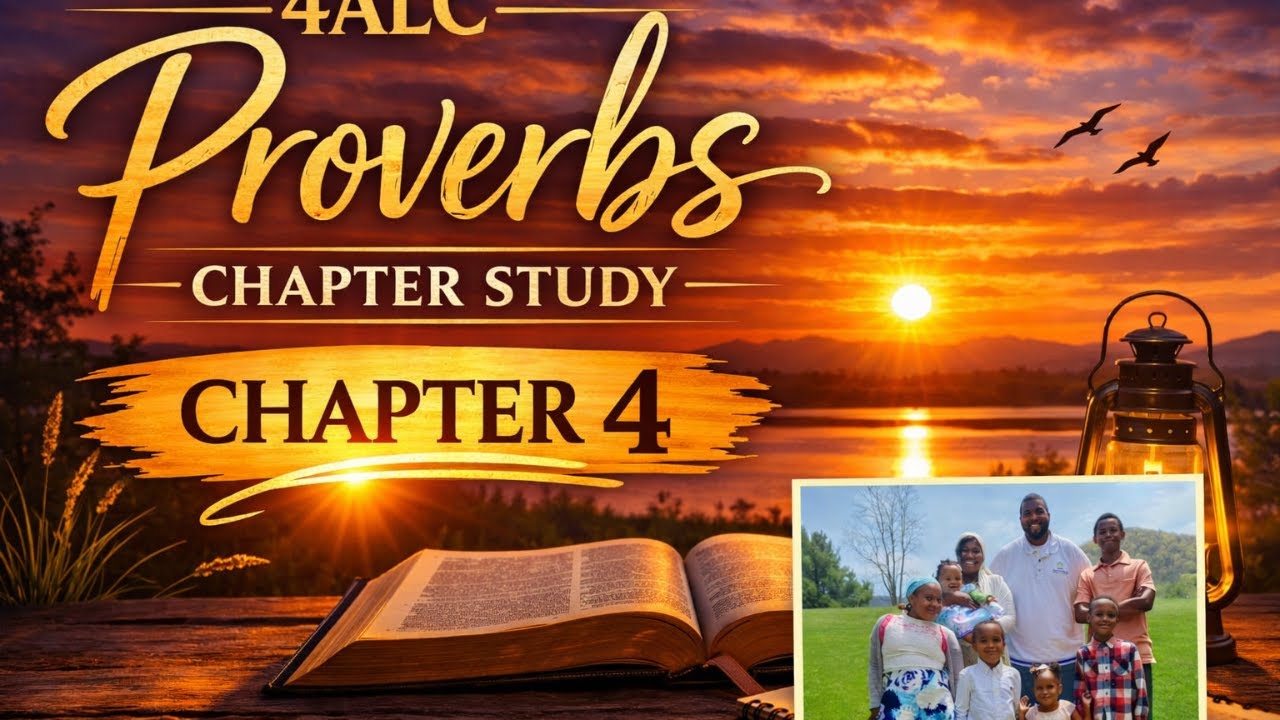 FAMILY CHAPTER STUDY: PROVERBS CHAPTER 4 - YouTube